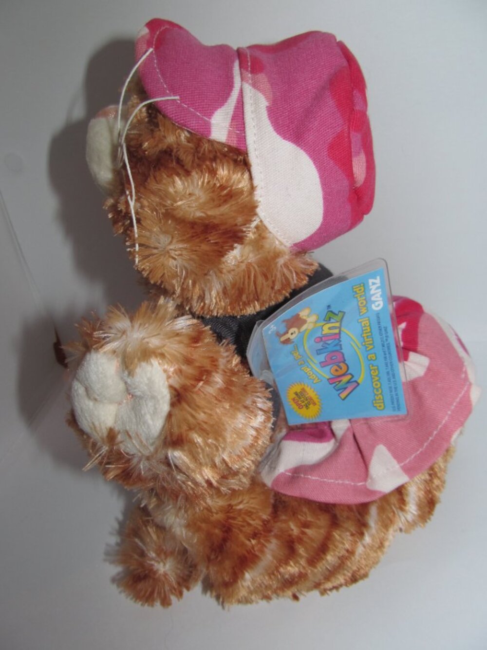Webkinz Ginger Cat + Clothes Plush Toy Stuffed Animal Pet NEW SEALED CODE Y2K